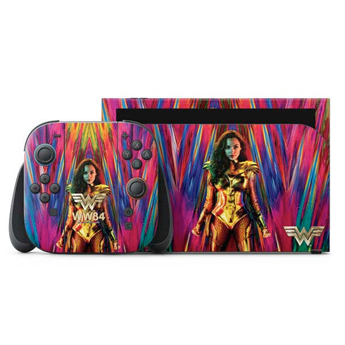 Wonder Woman 1984 (2020) WW 84 Teaser Poster Nintendo Switch 2 (2025) with Joy-Con Skin